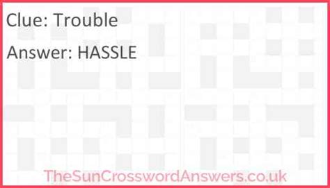 troubles crossword clue